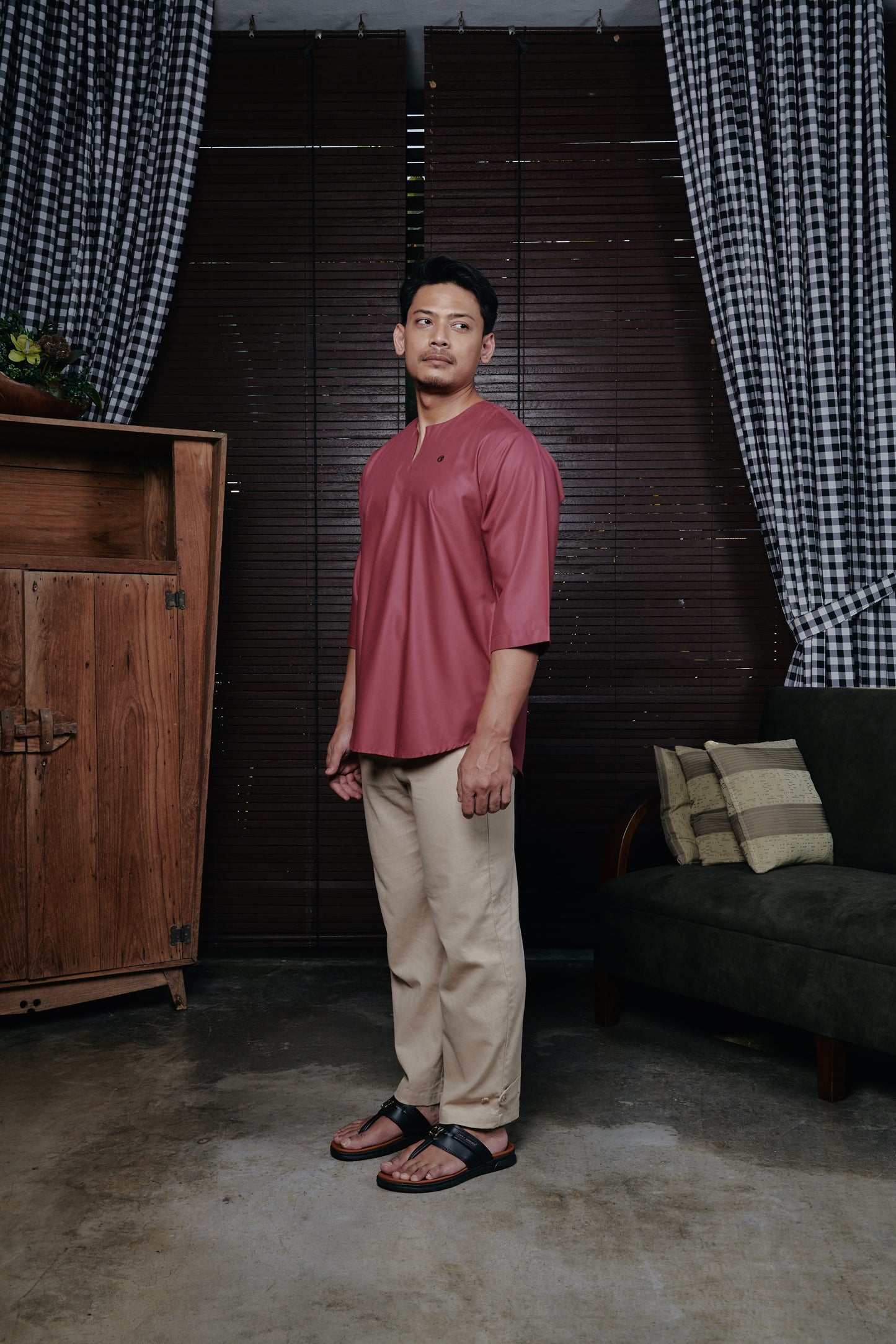 Kurta Belantara Relaxed Fit - Mulberry