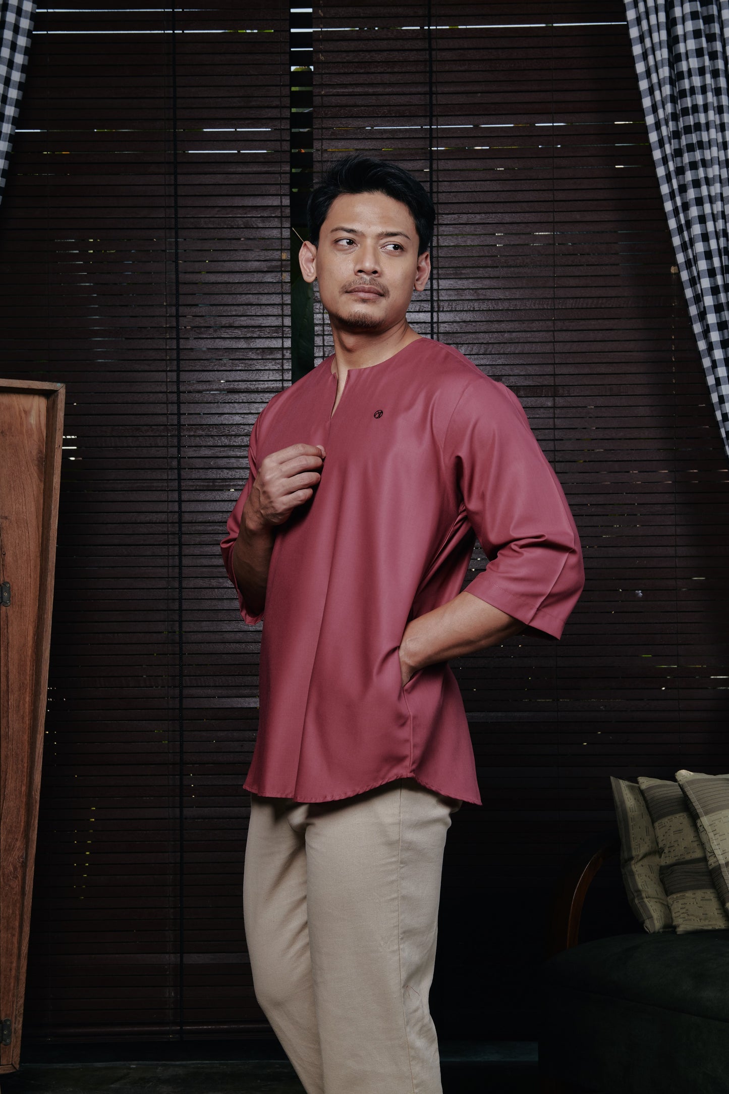 Kurta Belantara Relaxed Fit - Mulberry