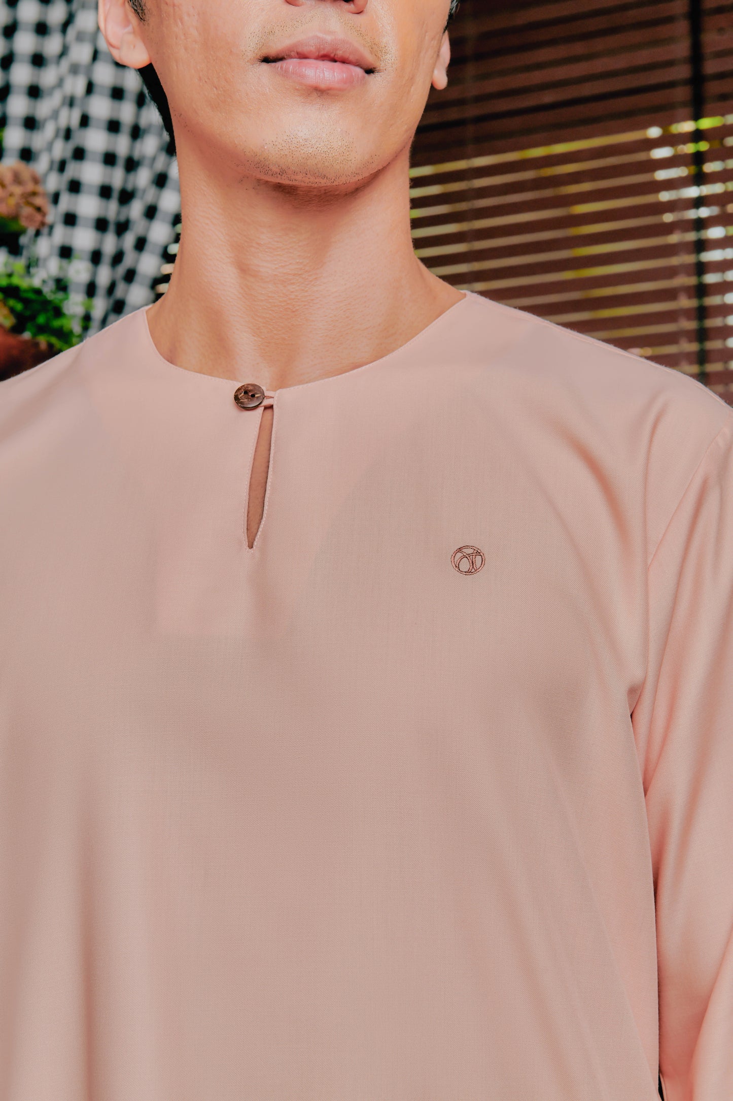 Kurta Nusantara Relaxed Fit - Sweet Peach
