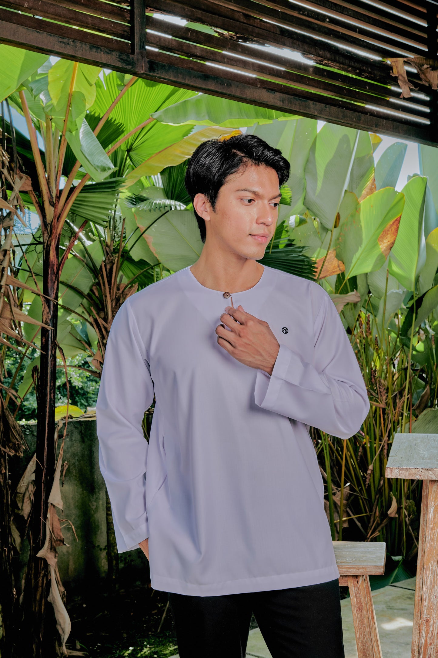 Kurta Tamadun Relaxed Fit - White
