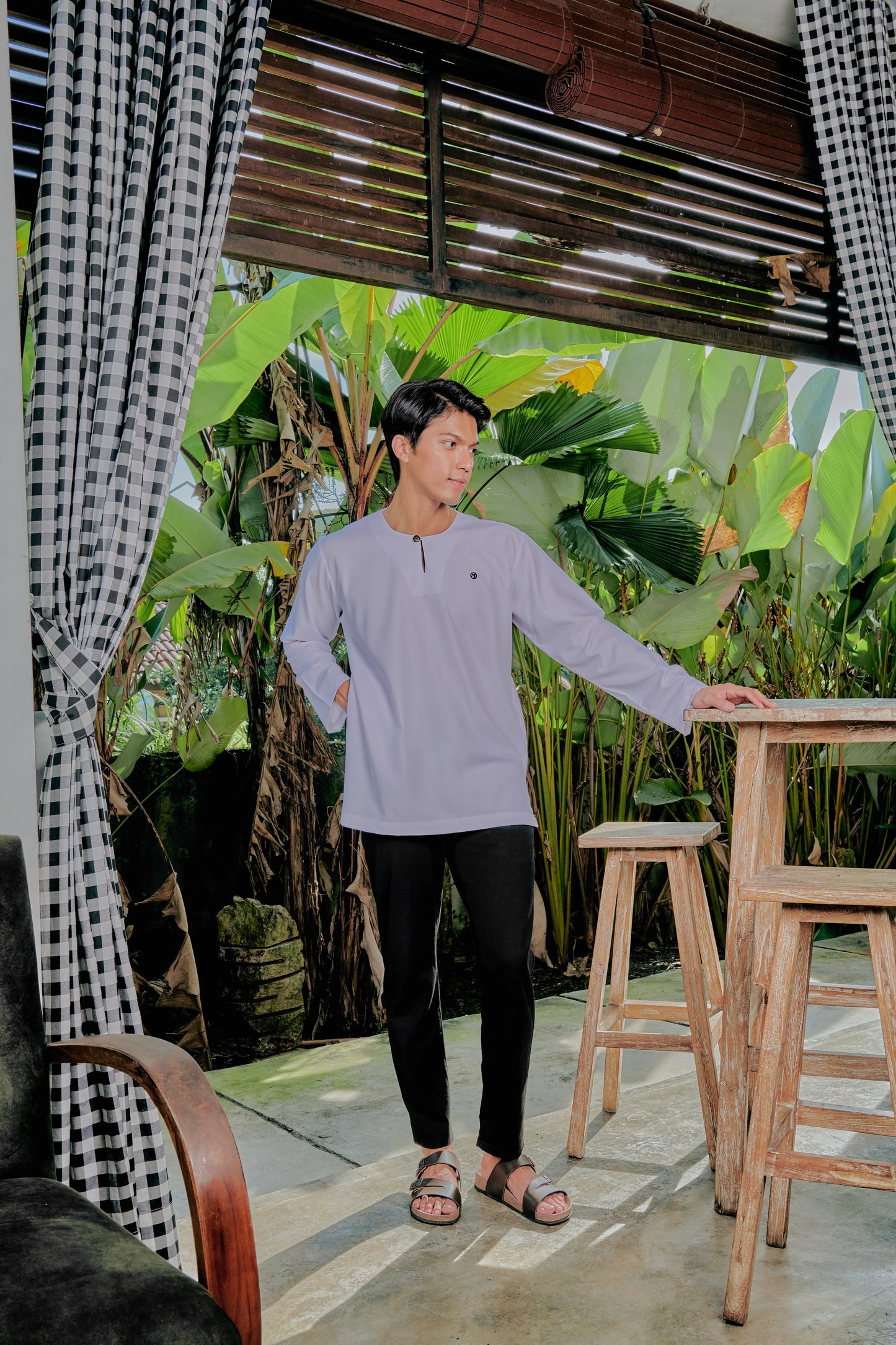 Kurta Tamadun Relaxed Fit - White