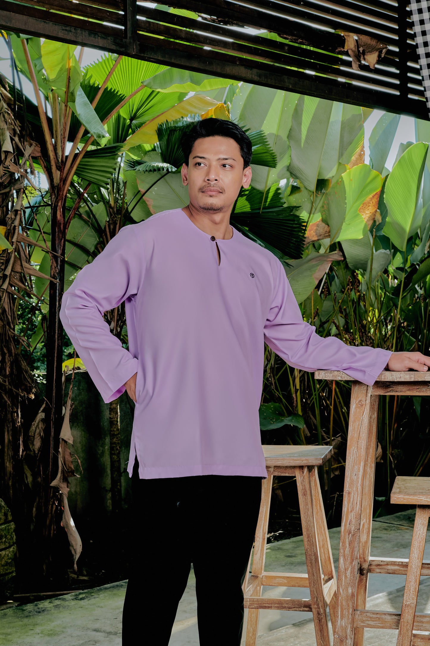 Kurta Tamadun Relaxed Fit - Lilac