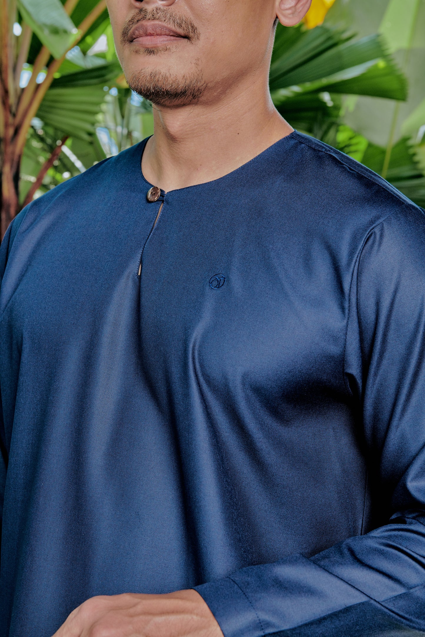 Kurta Tamadun Relaxed Fit - Navy Blue