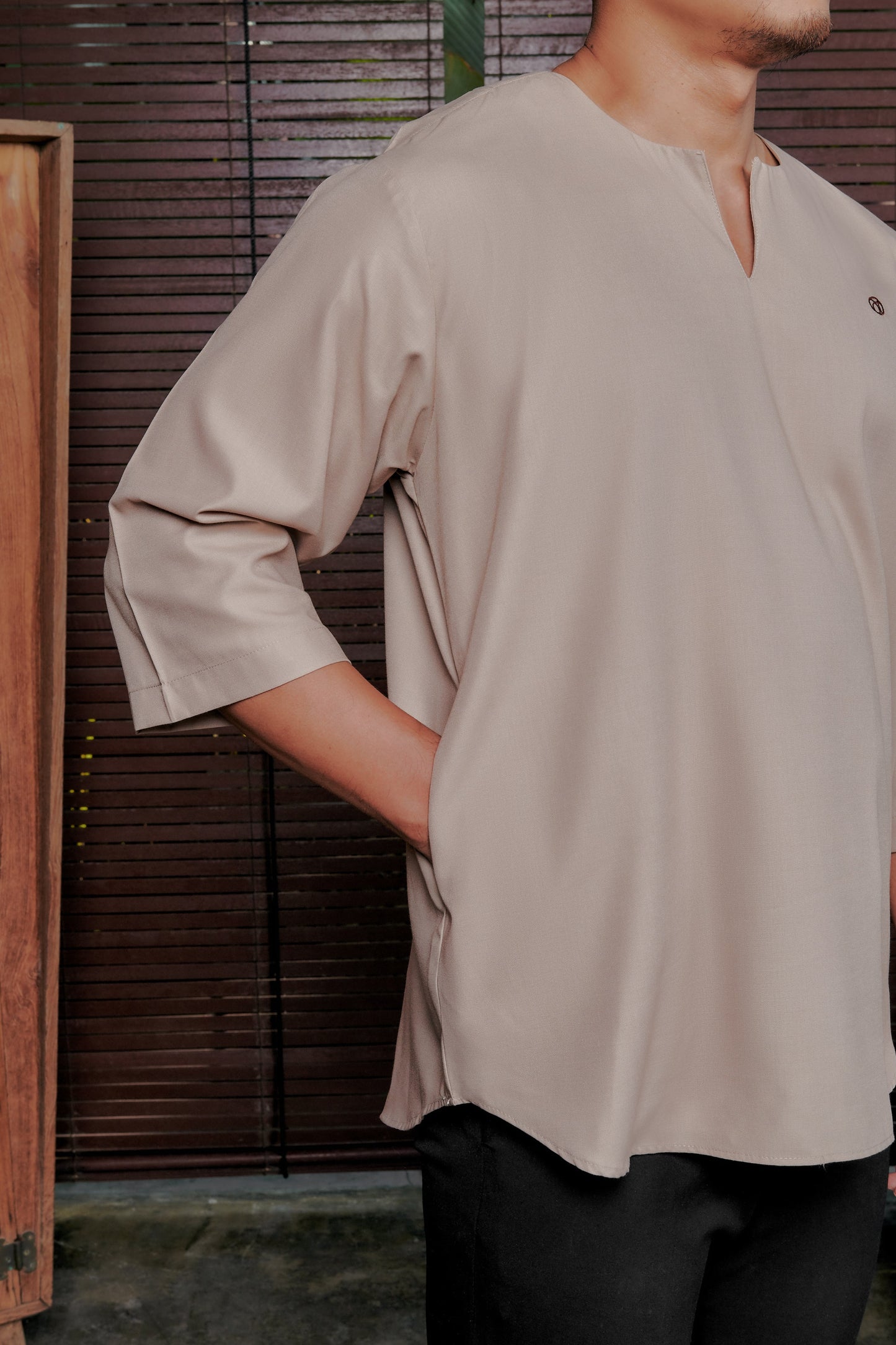 Kurta Belantara Relaxed Fit - Sand Brown