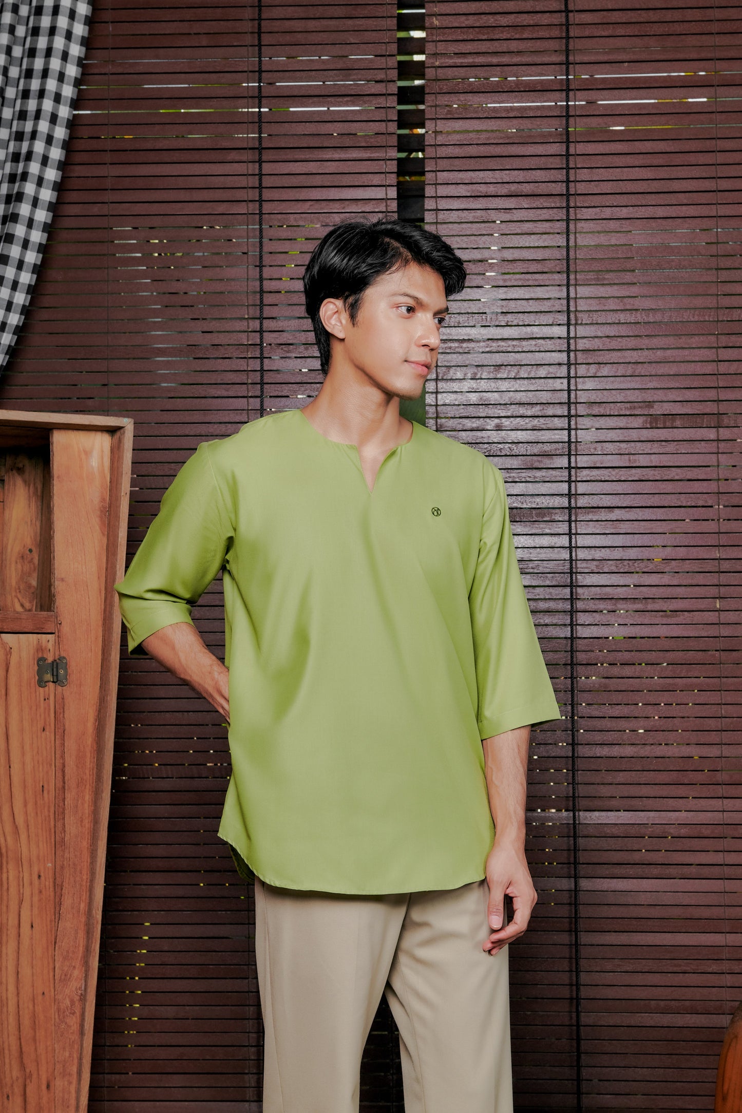 Kurta Belantara Relaxed Fit - Lime Green