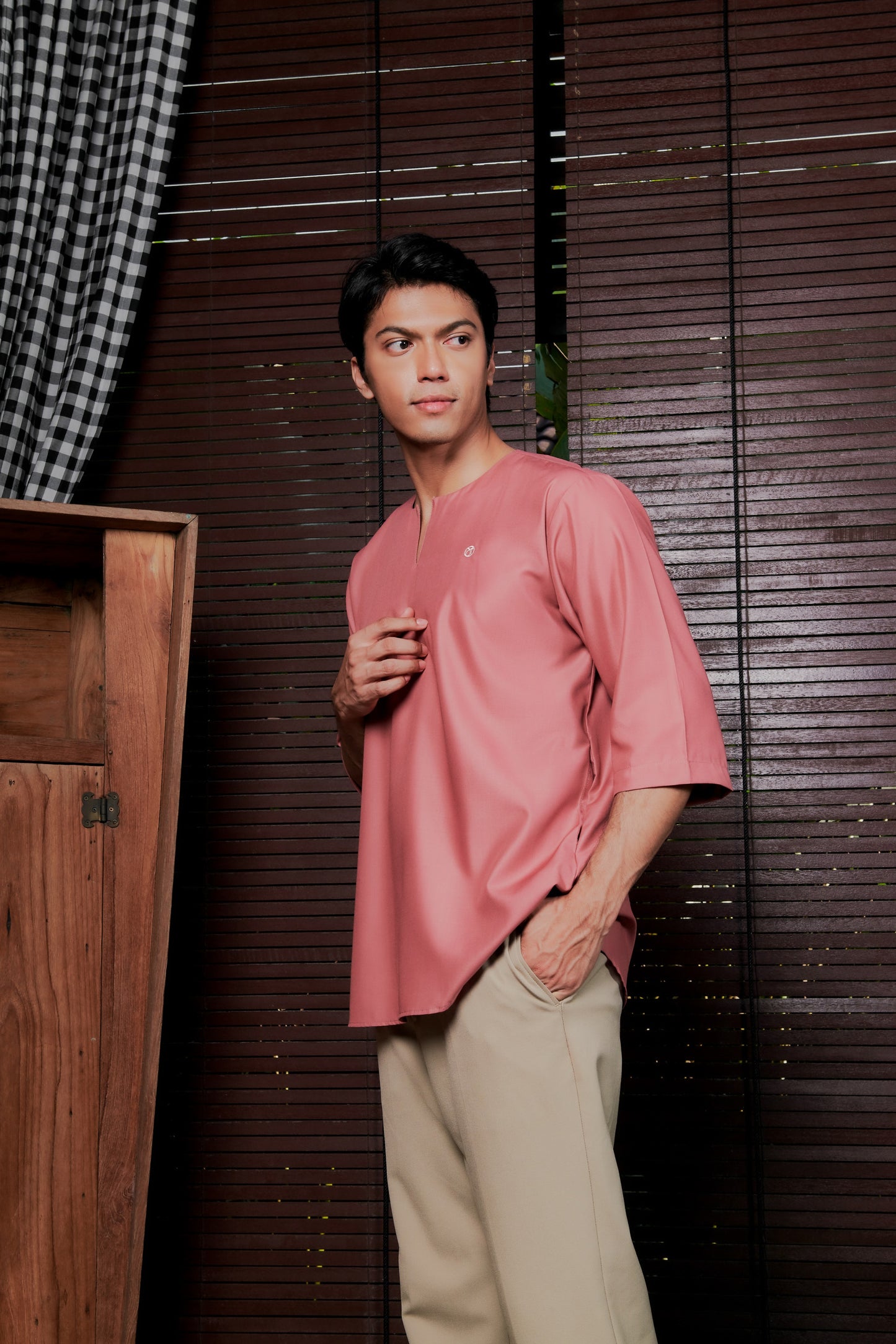 Kurta Belantara Relaxed Fit - Turkish Rose
