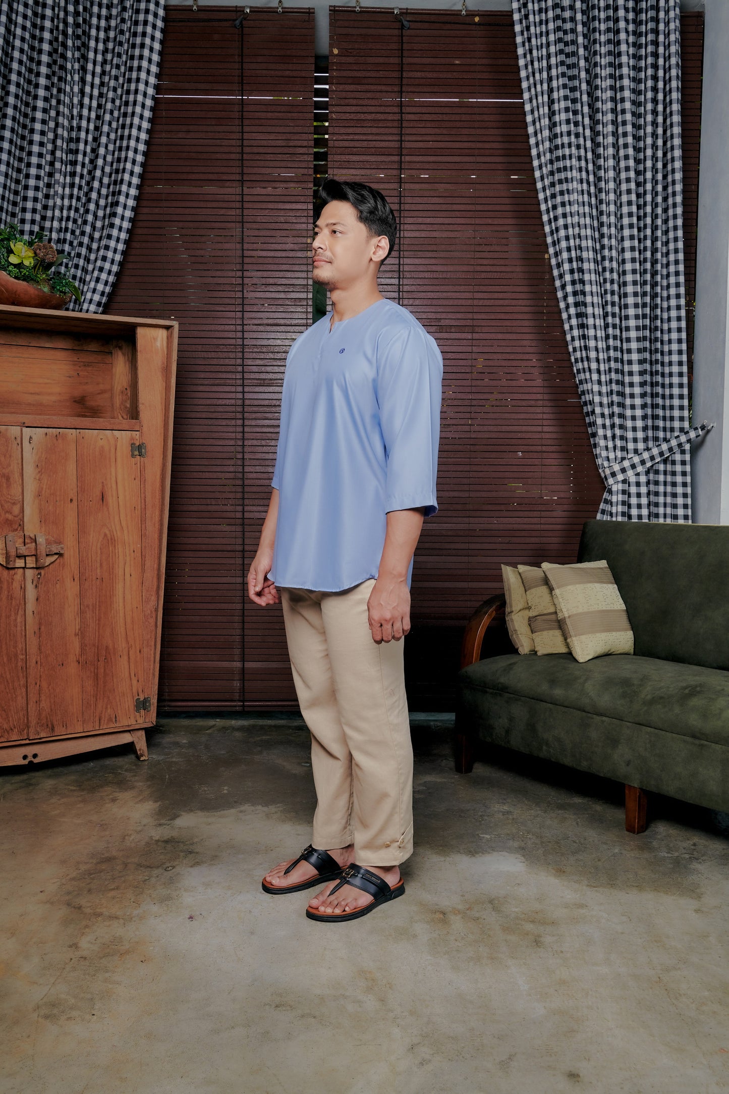Kurta Belantara Relaxed Fit - Denim Blue