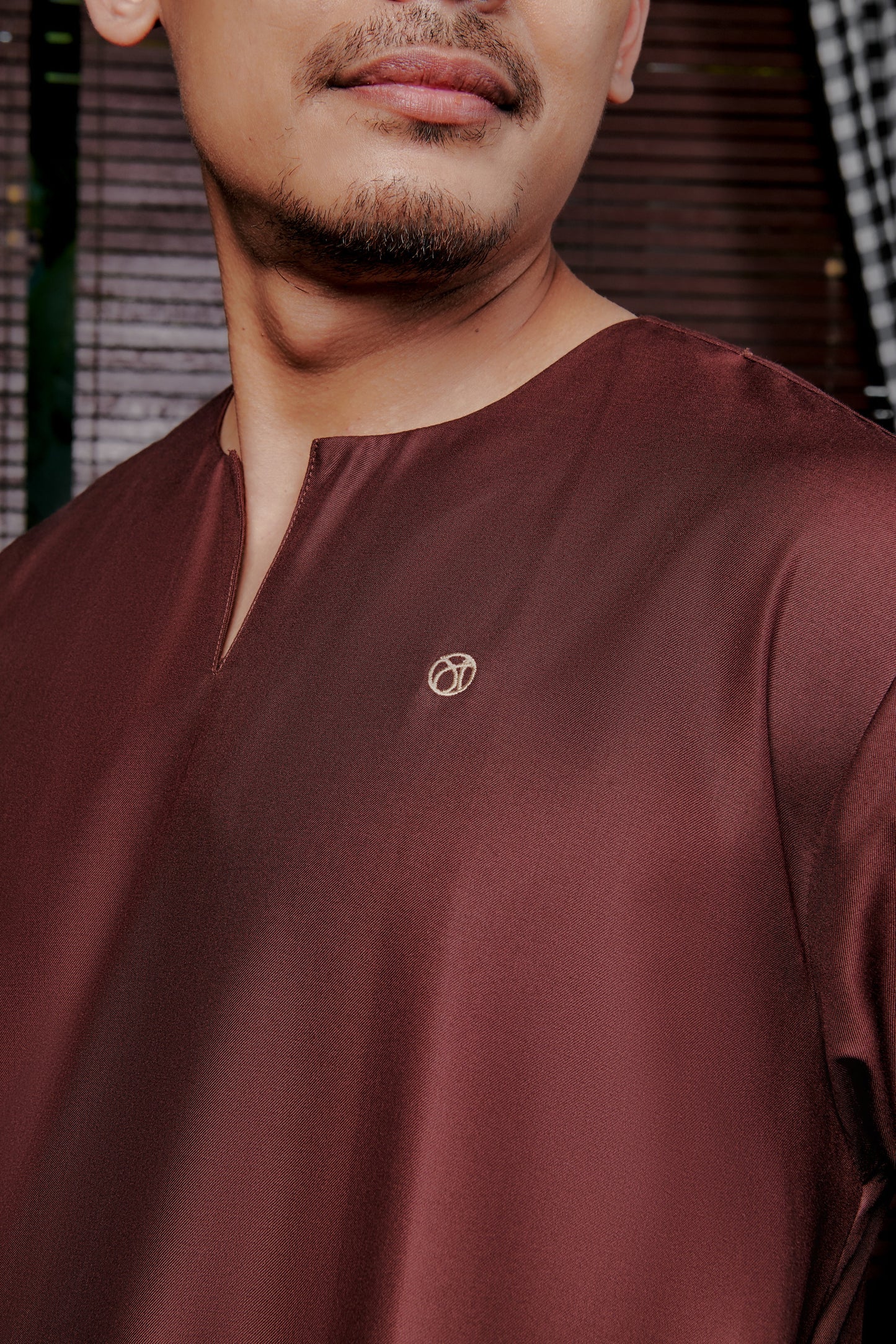 Kurta Belantara Relaxed Fit - Rich Brown