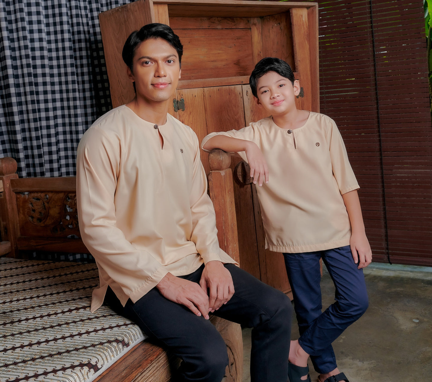 Kurta Belantara Relaxed Fit - Beige