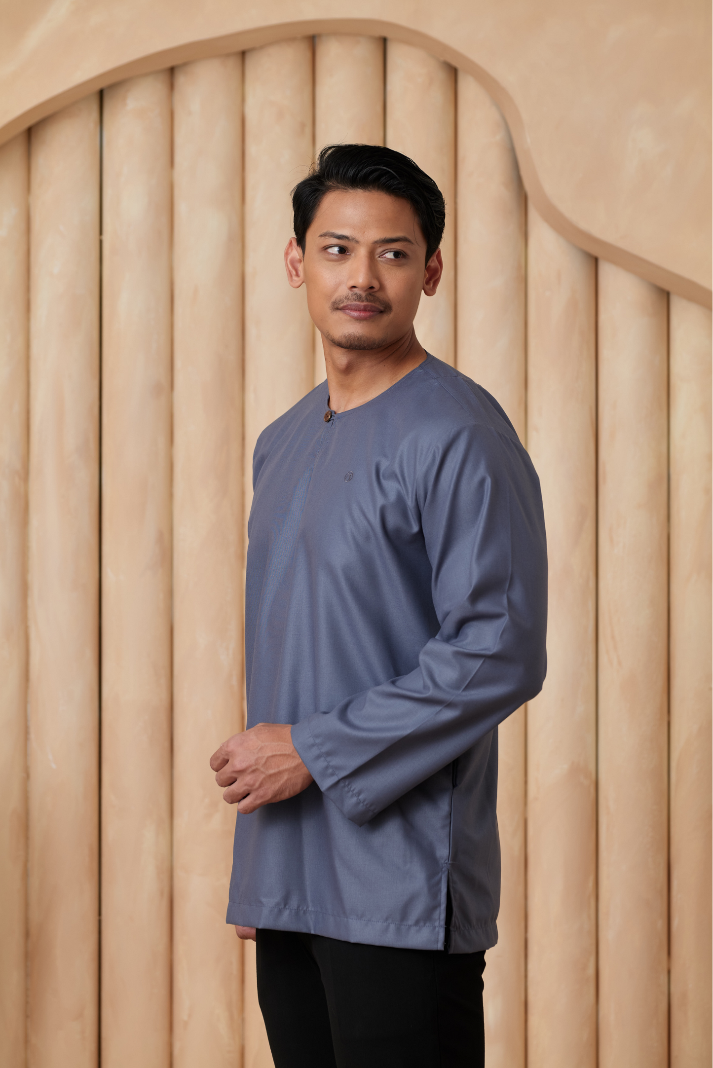 Kurta Tamadun Regular Fit - Slate Grey