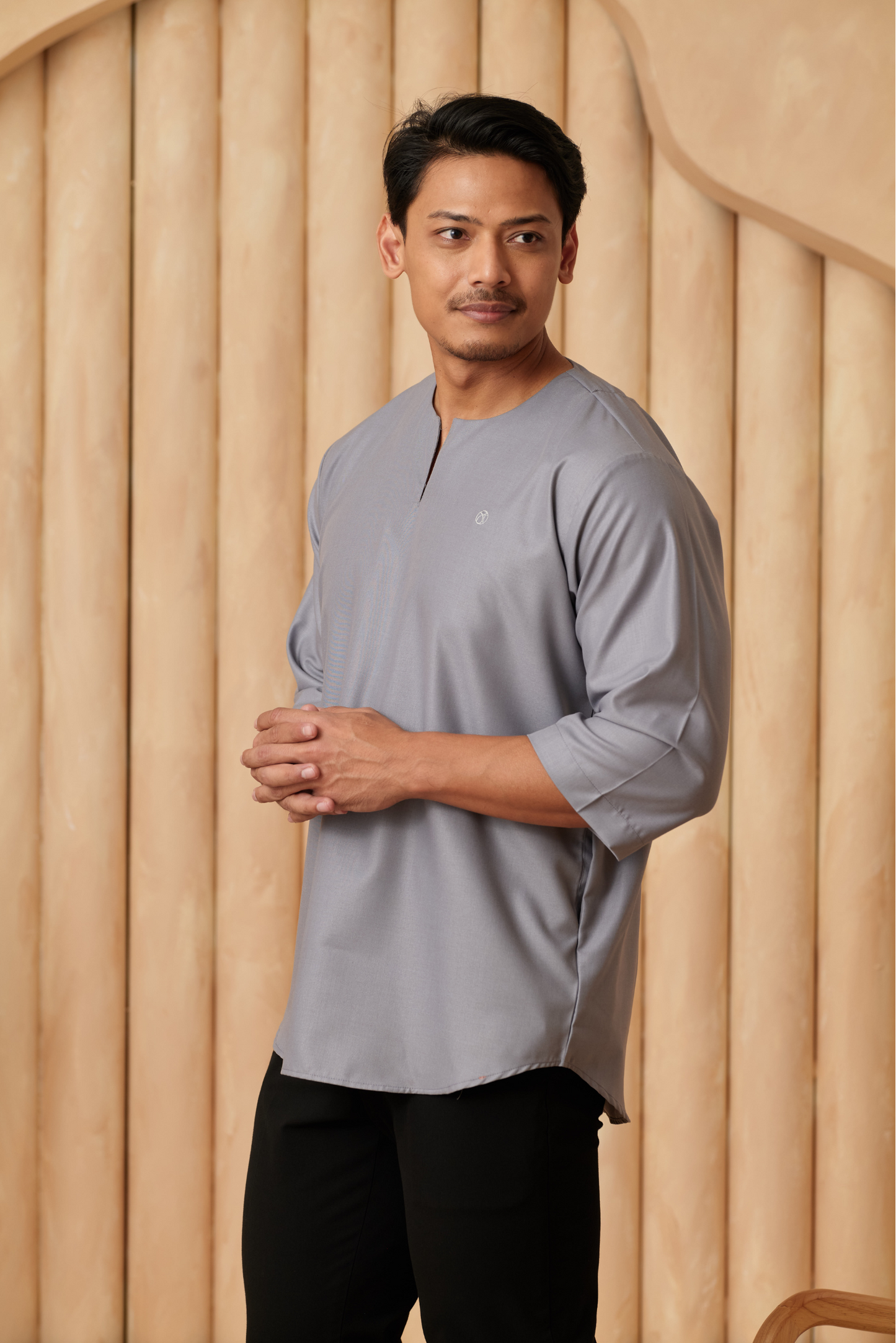 Kurta Belantara Regular Fit - Cloud Grey
