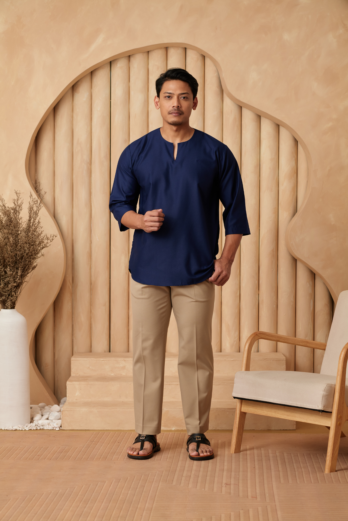 Kurta Belantara Regular Fit - Navy Blue