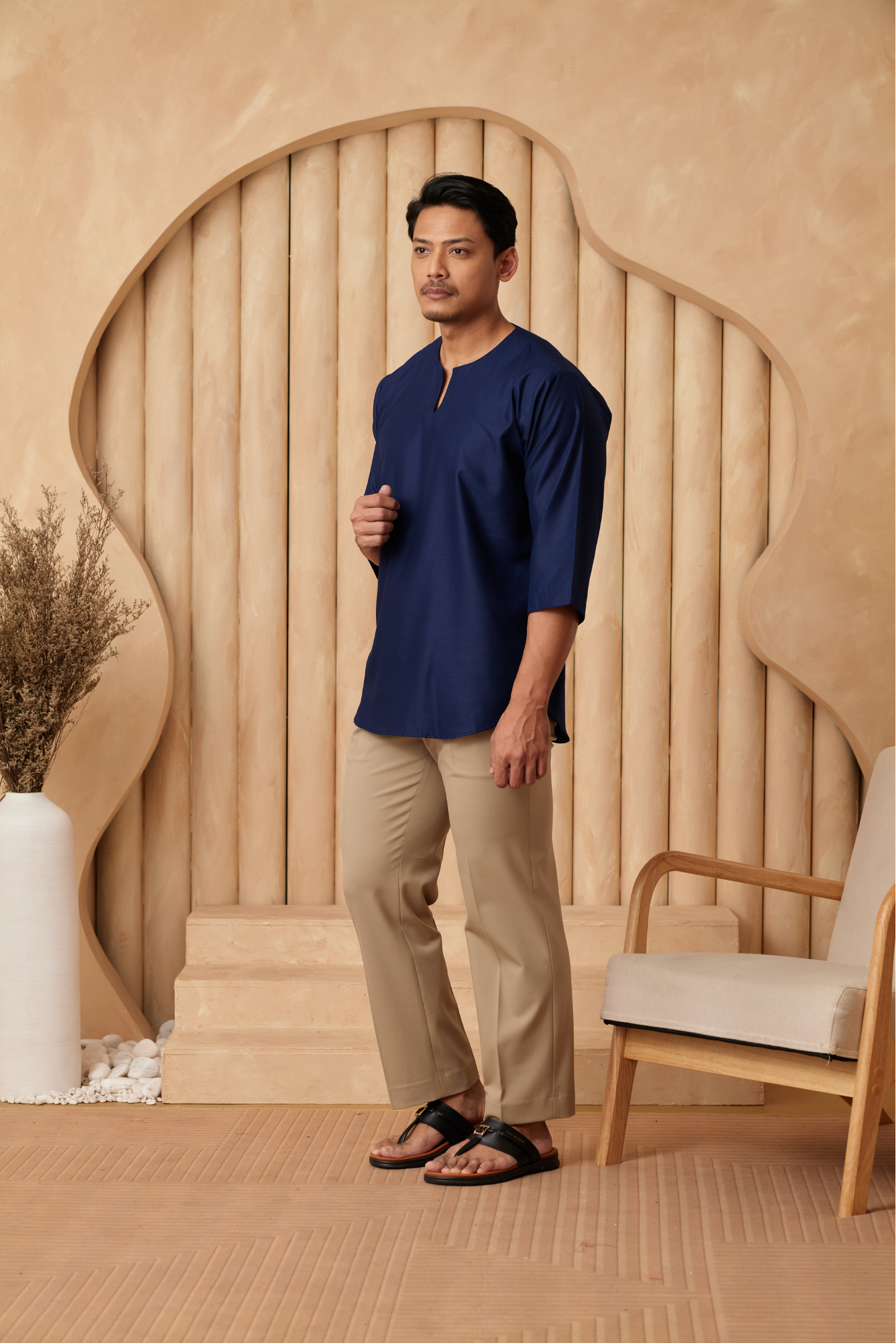 Kurta Belantara Regular Fit - Navy Blue