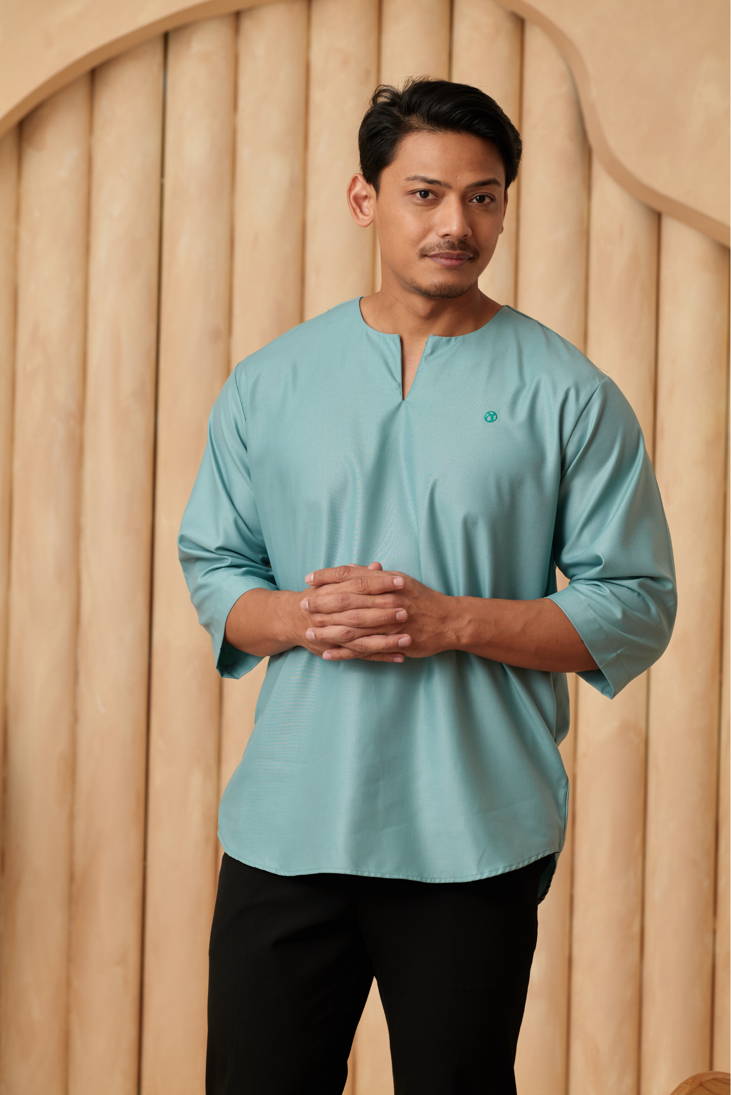 Kurta Belantara Regular Fit - Aqua Blue