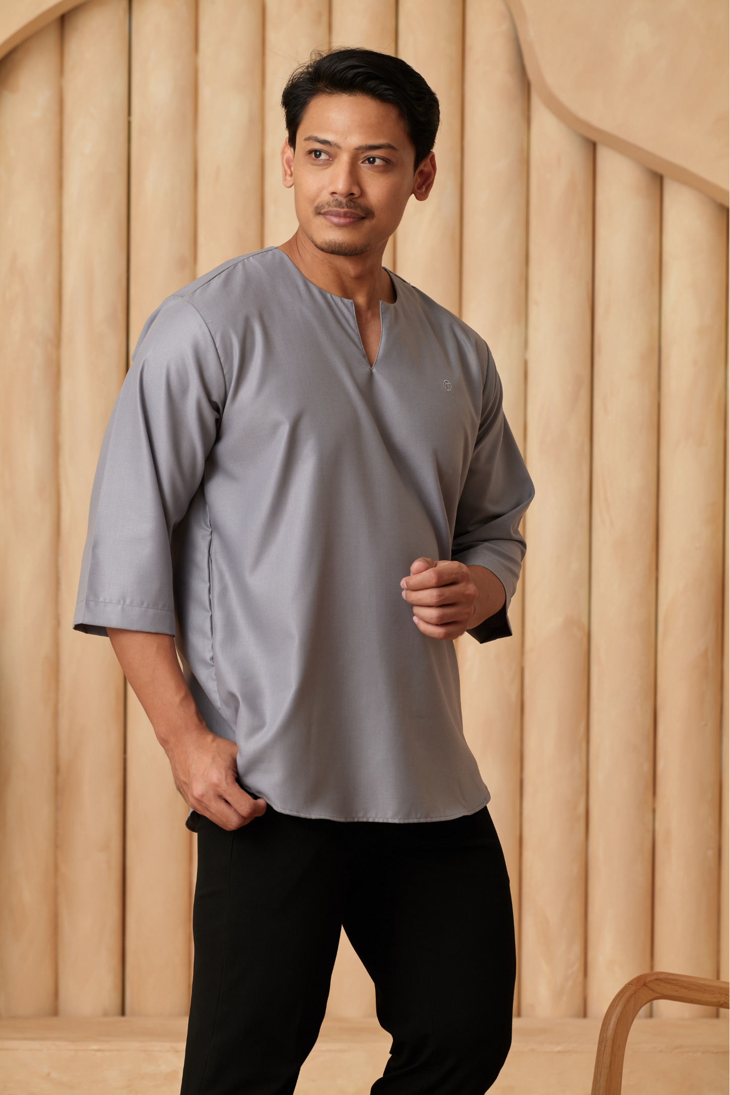 Kurta Belantara Regular Fit - Cloud Grey