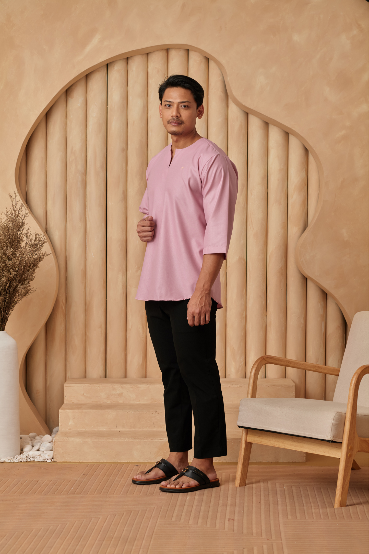 Kurta Belantara Regular Fit - Blush Pink
