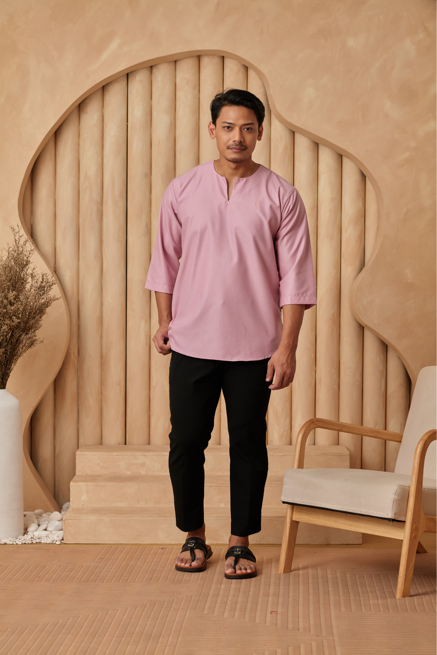 Kurta Belantara Regular Fit - Blush Pink