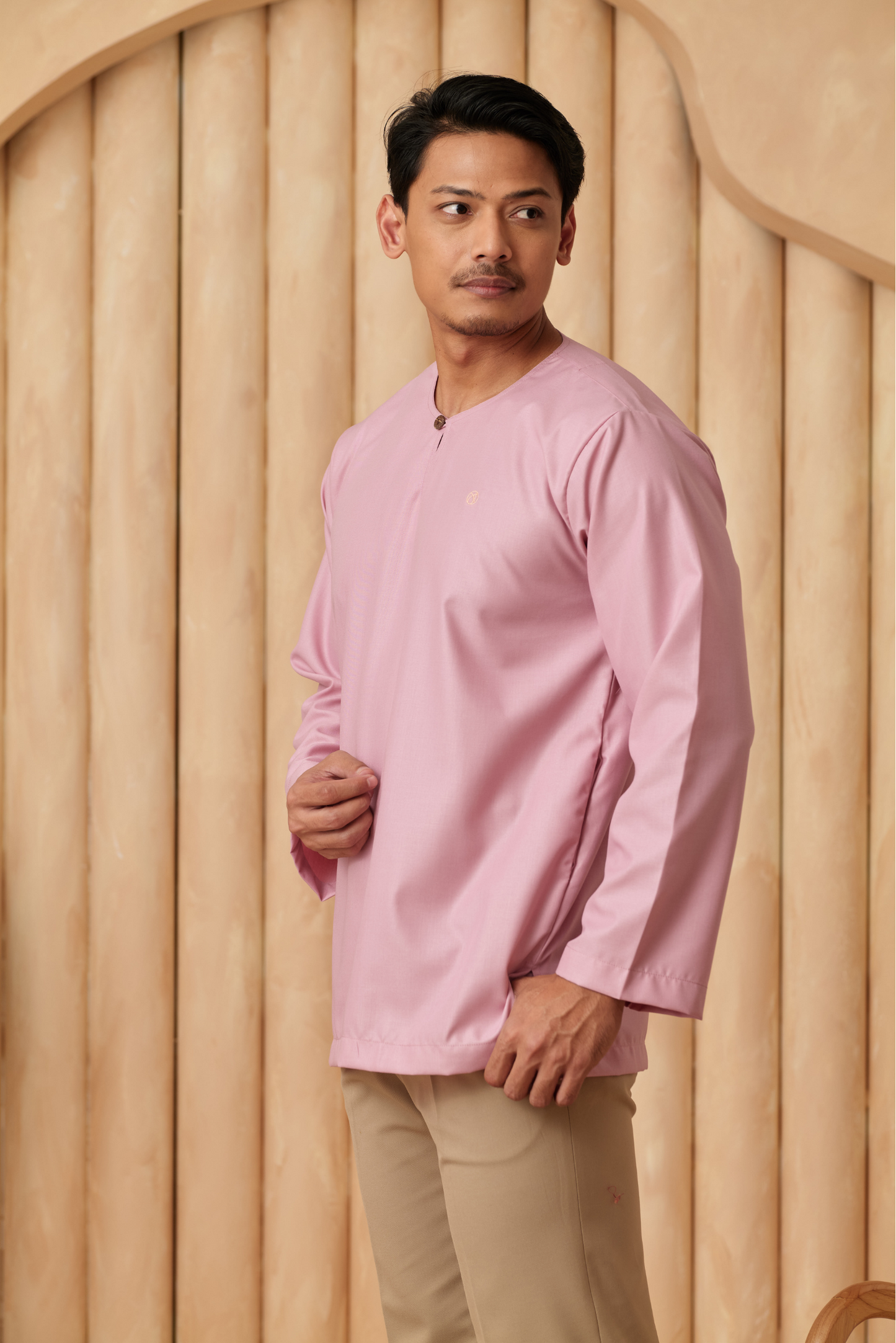 Kurta Tamadun Regular Fit - Blush Pink