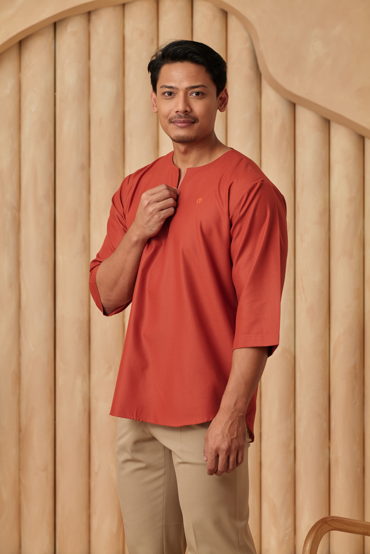 Kurta Belantara Regular Fit - Brick Orange