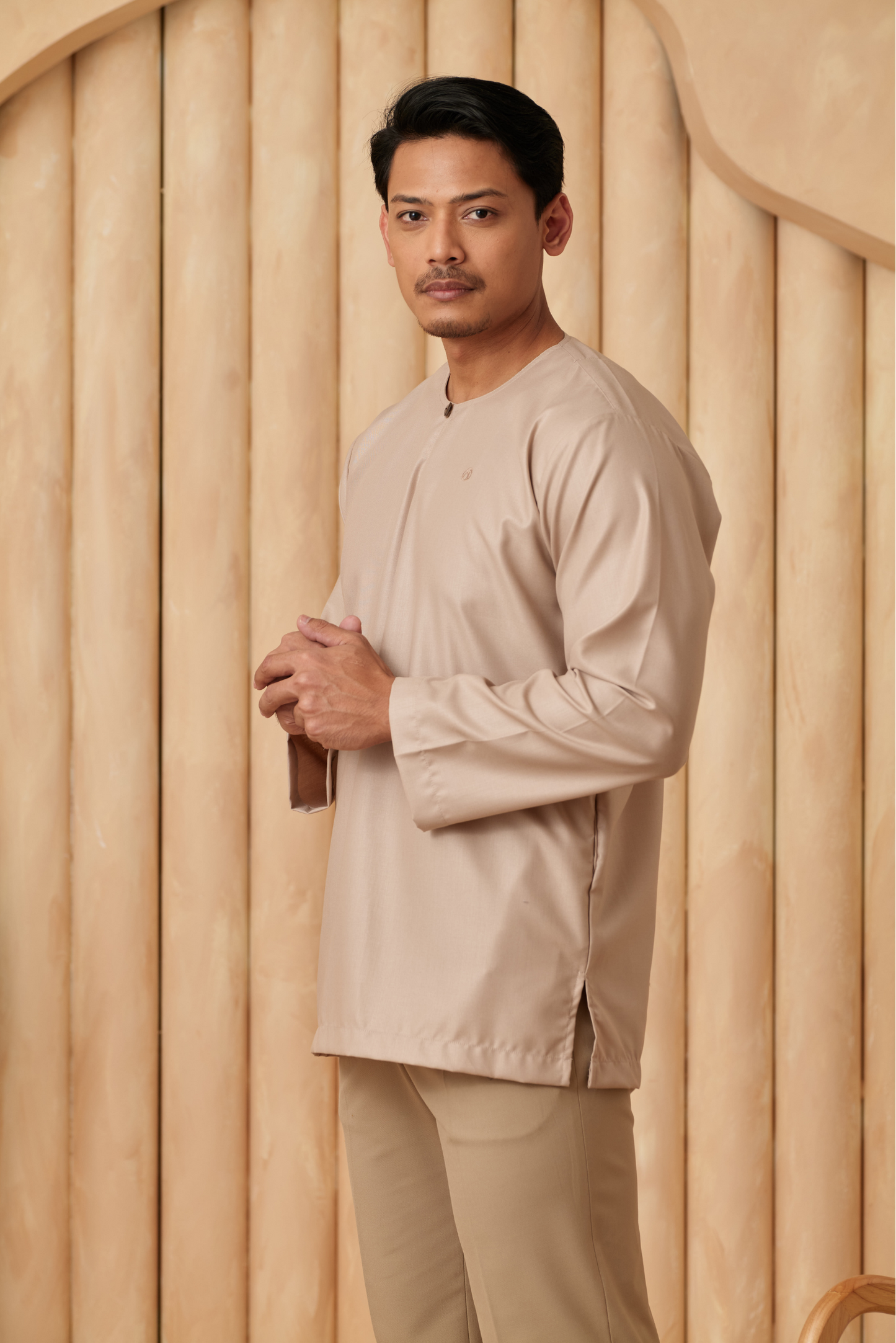 Kurta Tamadun Regular Fit - Sand Brown