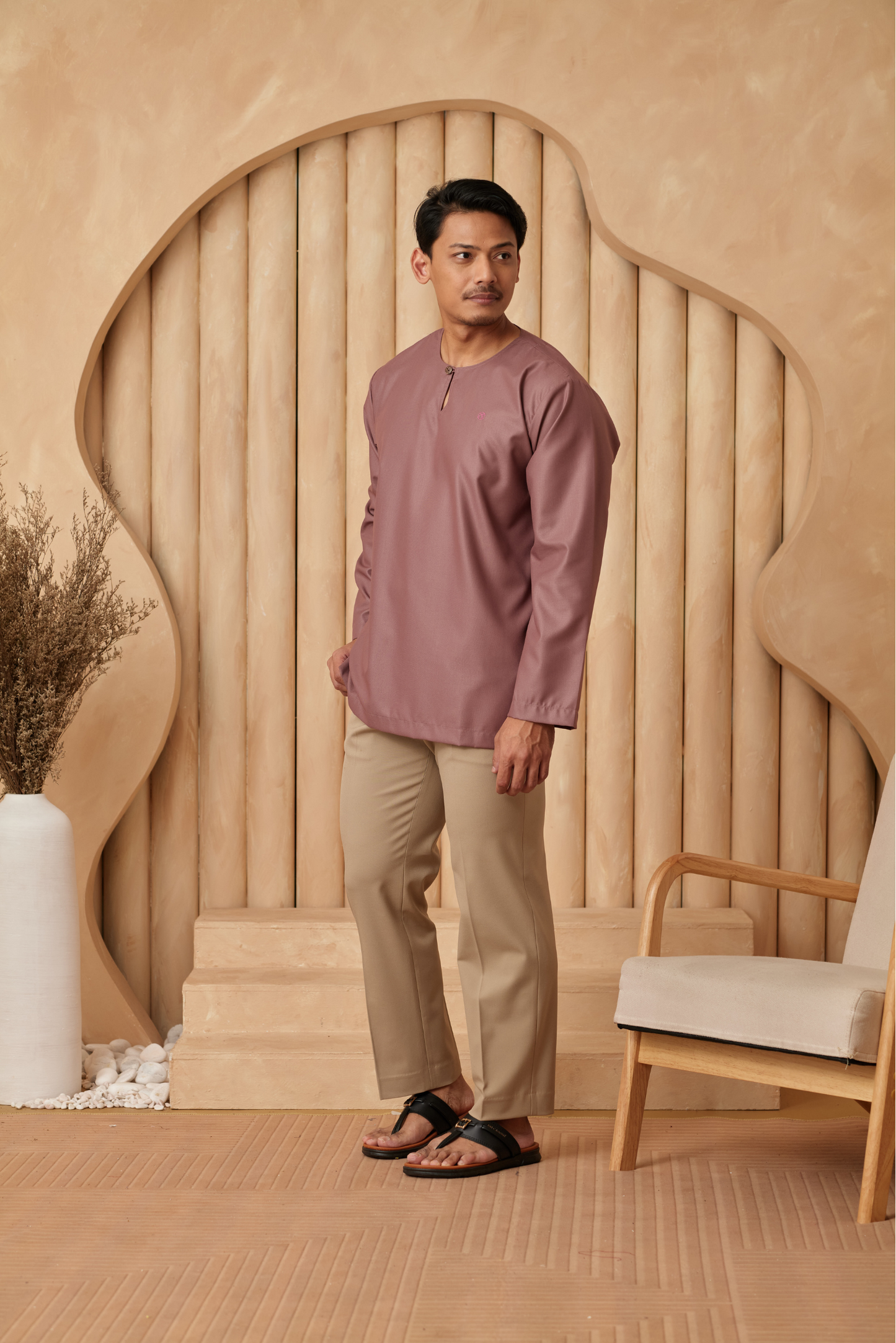 Kurta Tamadun Regular Fit - Dusty Purple