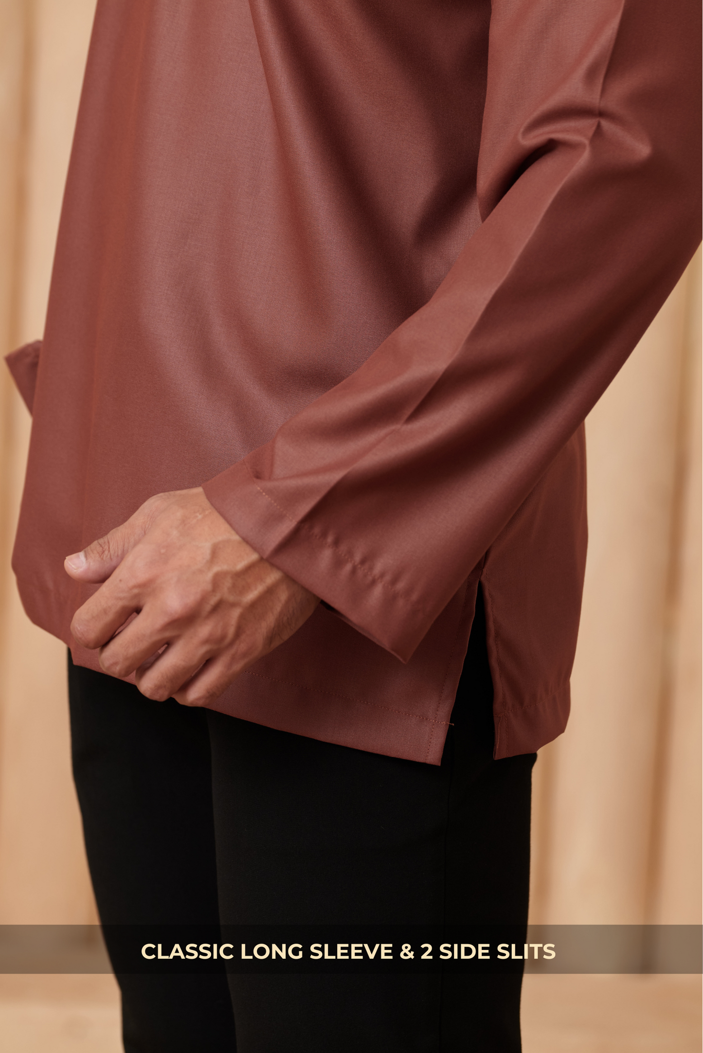 Kurta Tamadun Regular Fit - Brick Orange