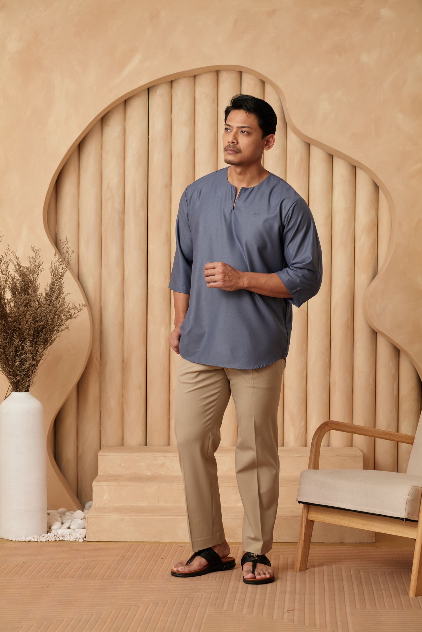 Kurta Belantara Regular Fit - Slate Grey