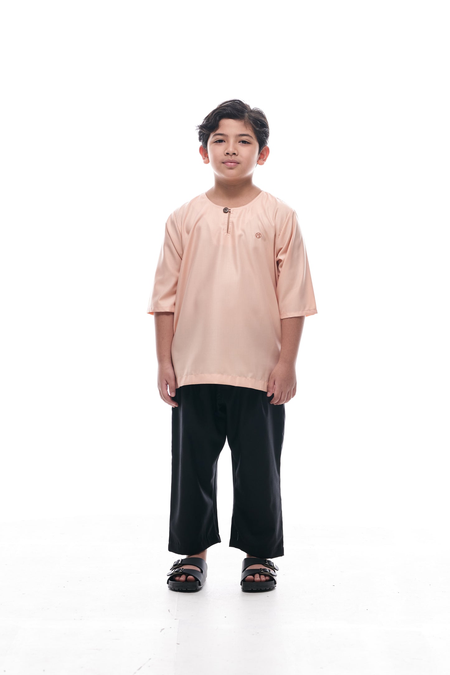 Kurta Nusantara KIDS V2 - Sweet Peach