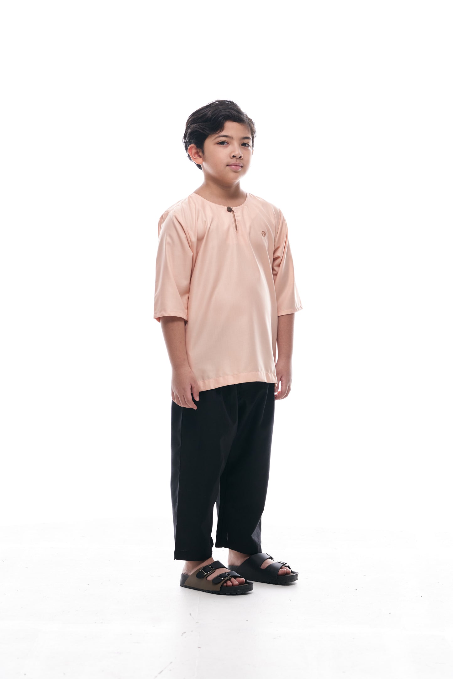 Kurta Nusantara KIDS V2 - Sweet Peach