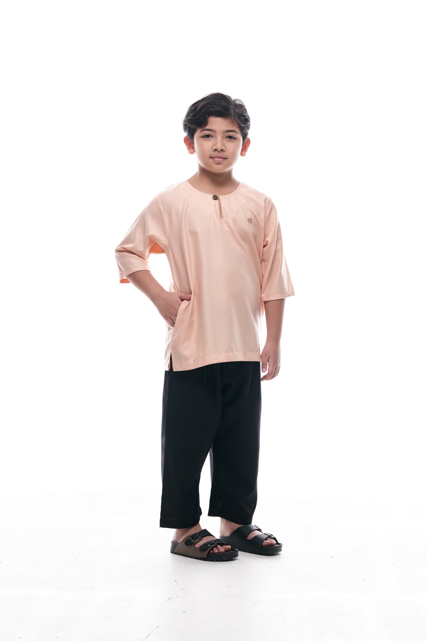 Kurta Nusantara KIDS V2 - Sweet Peach