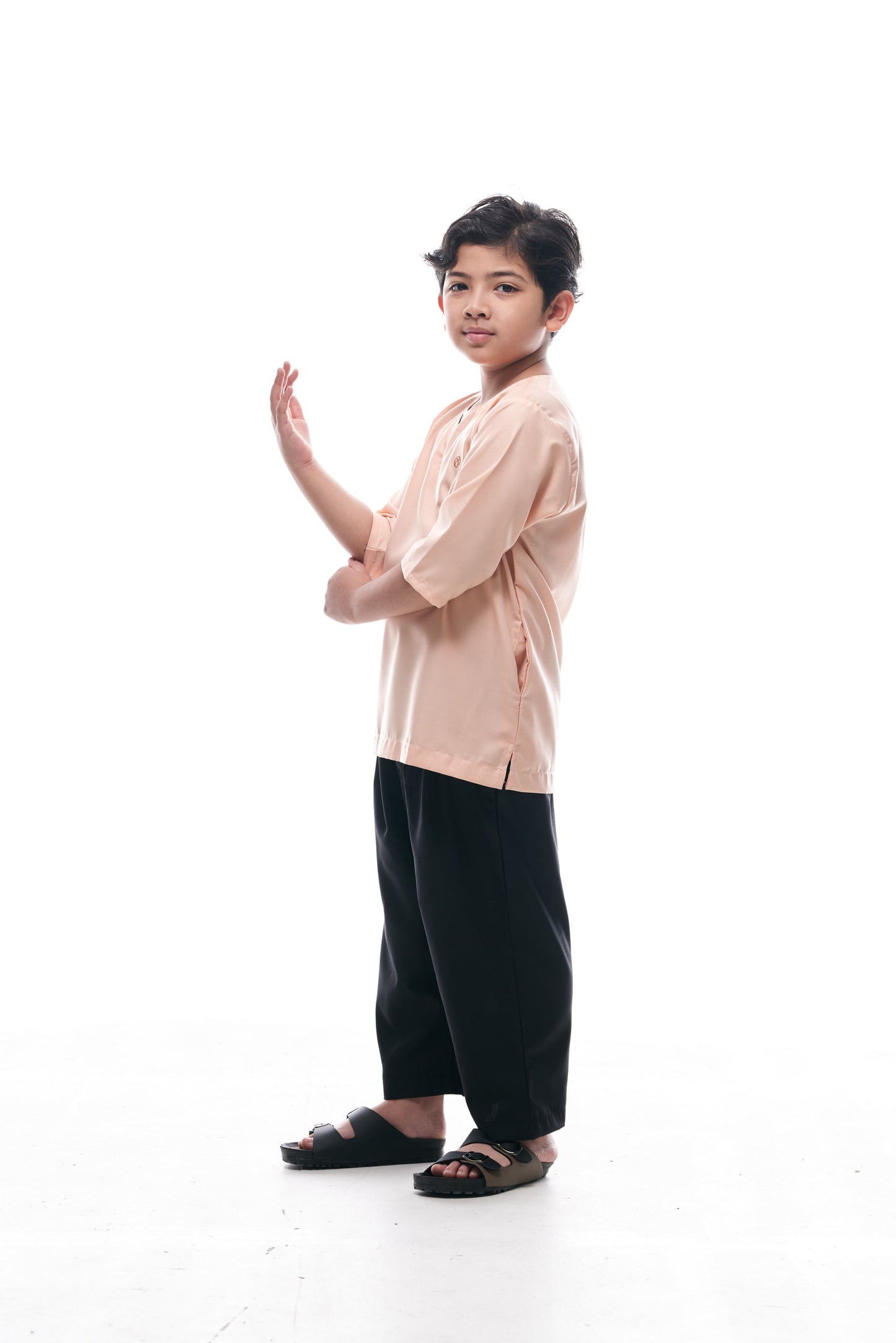 Kurta Nusantara KIDS V2 - Sweet Peach