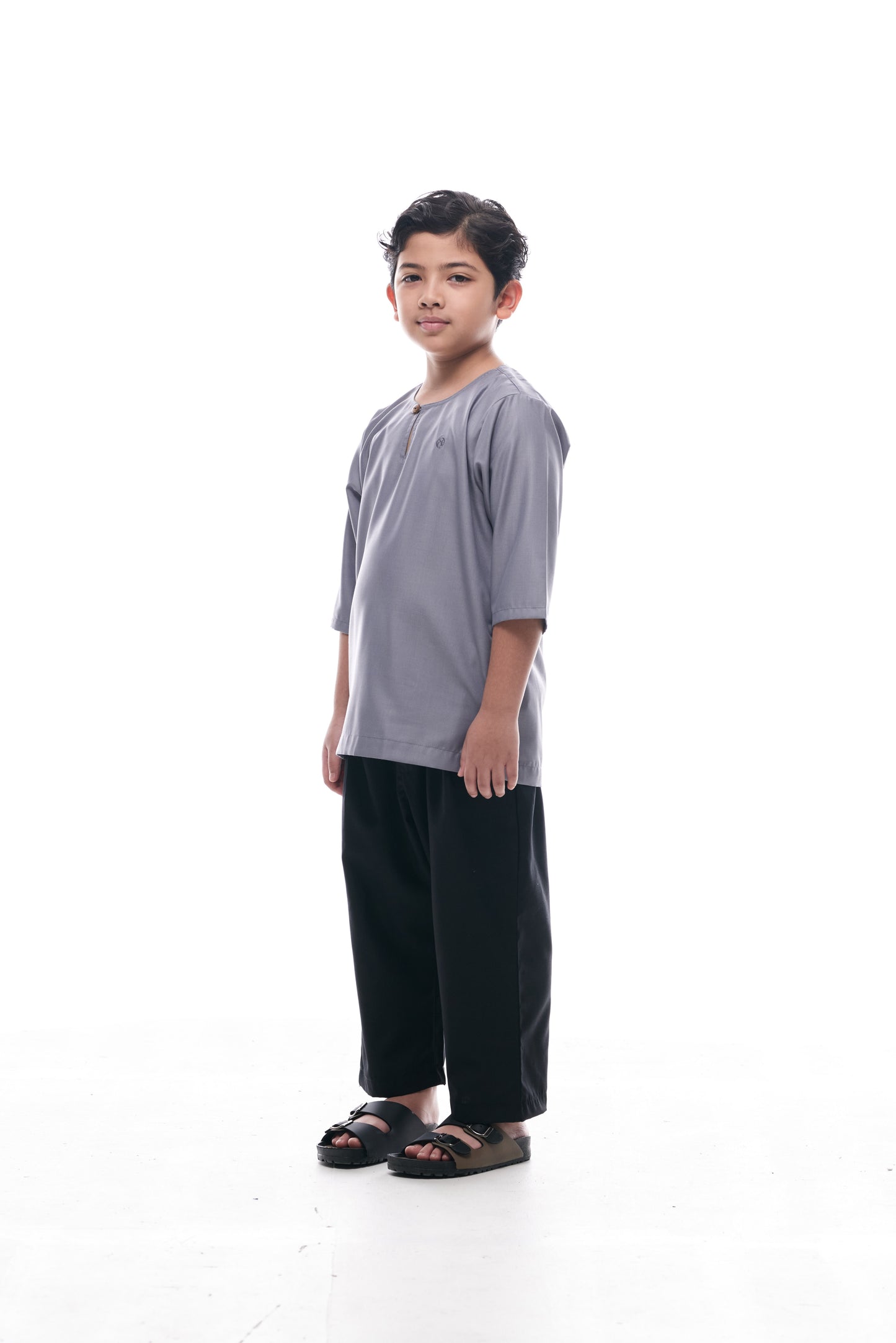 Kurta Nusantara KIDS V2 - Slate Grey