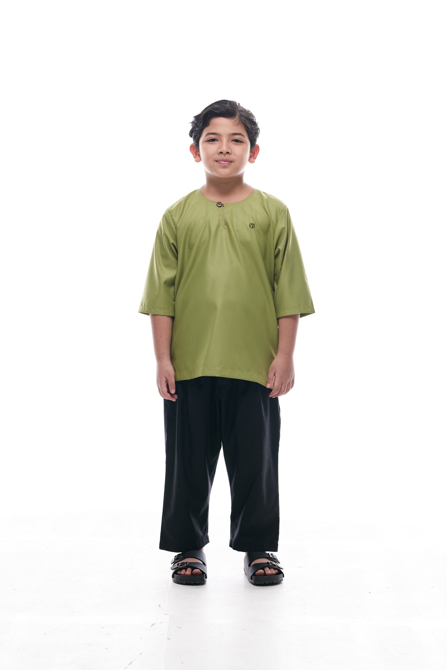 Kurta Nusantara KIDS V2 - Lime Green