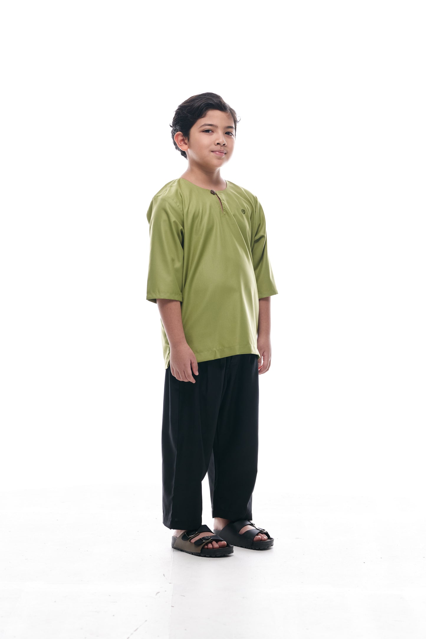 Kurta Nusantara KIDS V2 - Lime Green