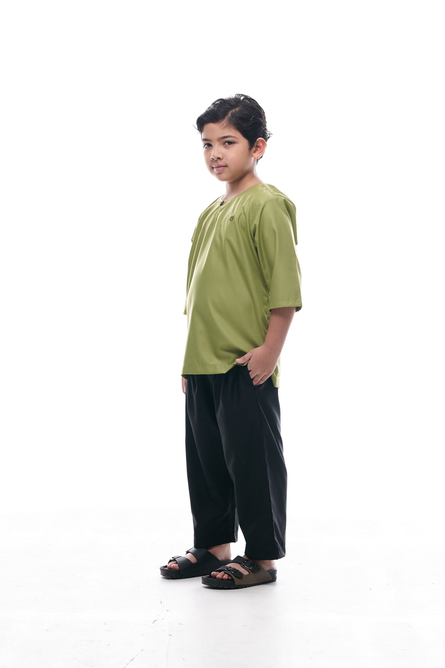 Kurta Nusantara KIDS V2 - Lime Green