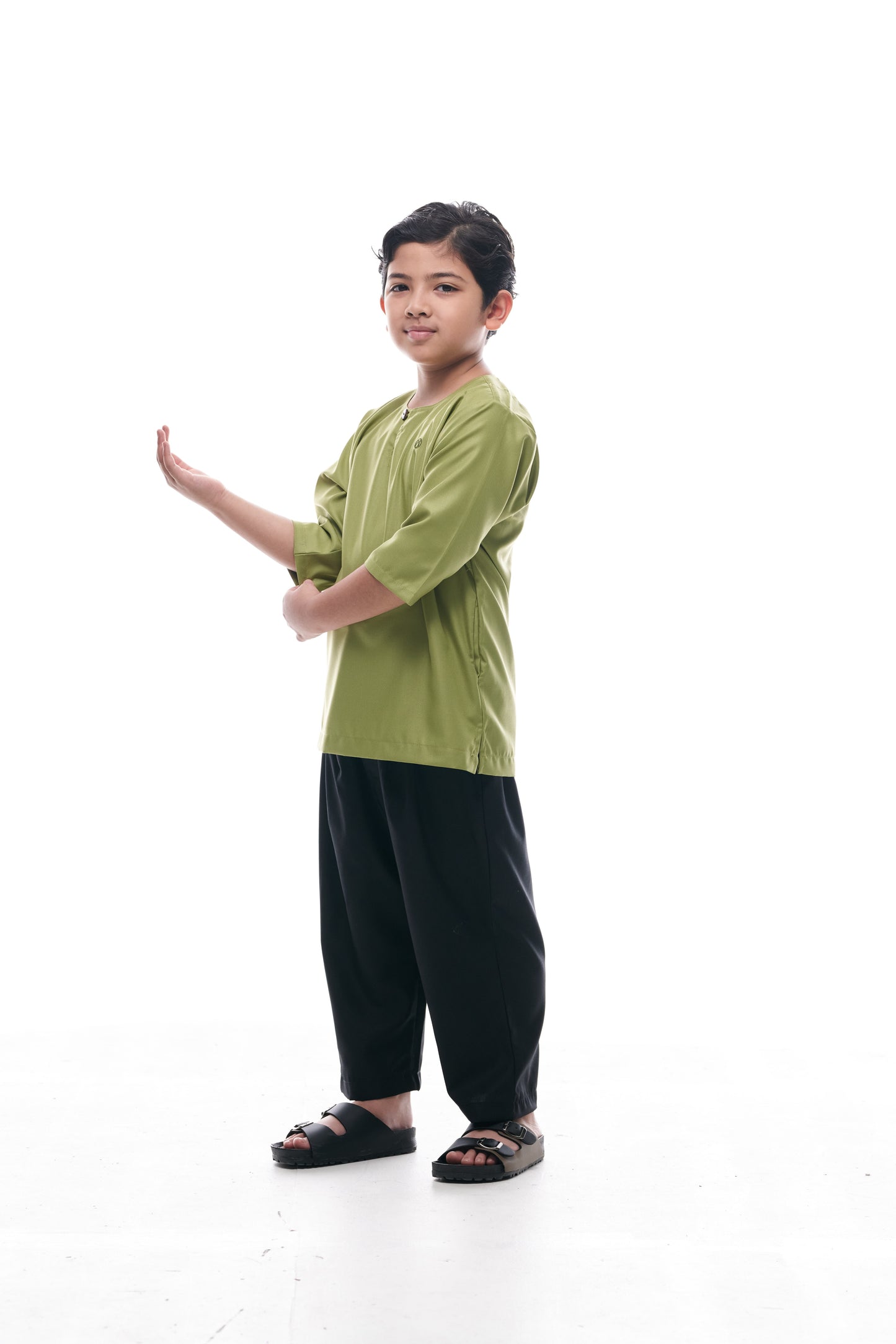 Kurta Nusantara KIDS V2 - Lime Green