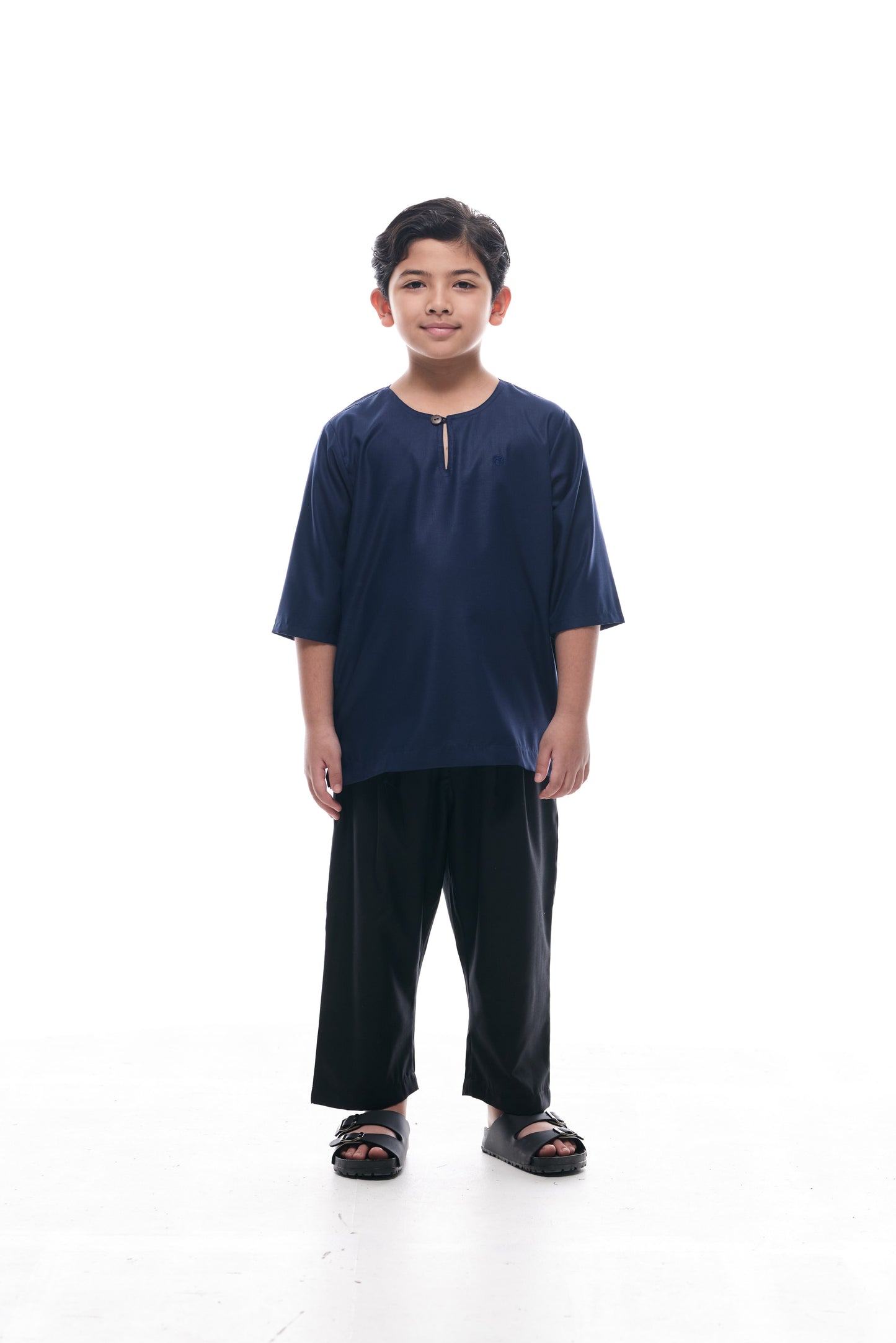 Kurta Nusantara KIDS V2 - Navy Blue