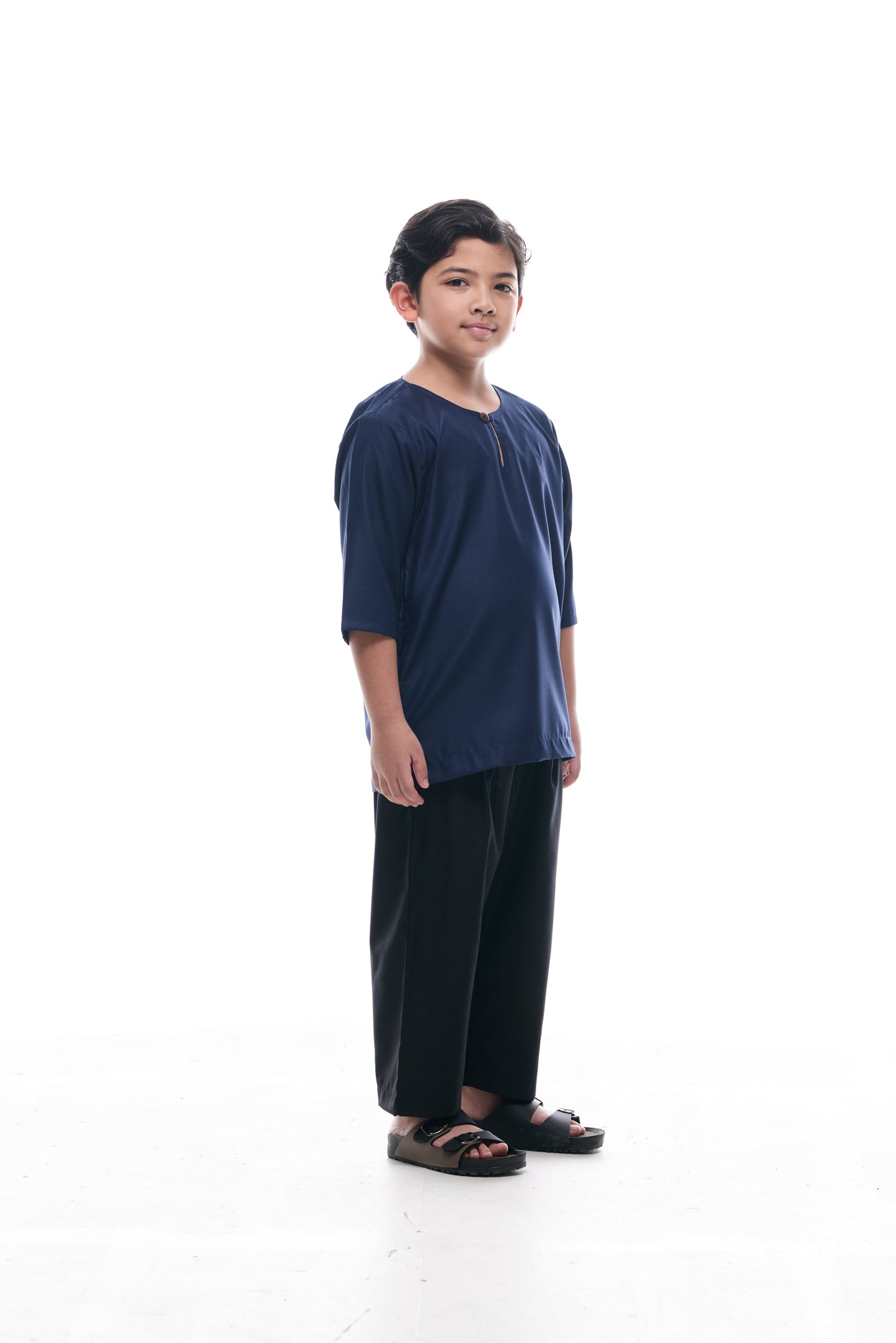 Kurta Nusantara KIDS V2 - Navy Blue