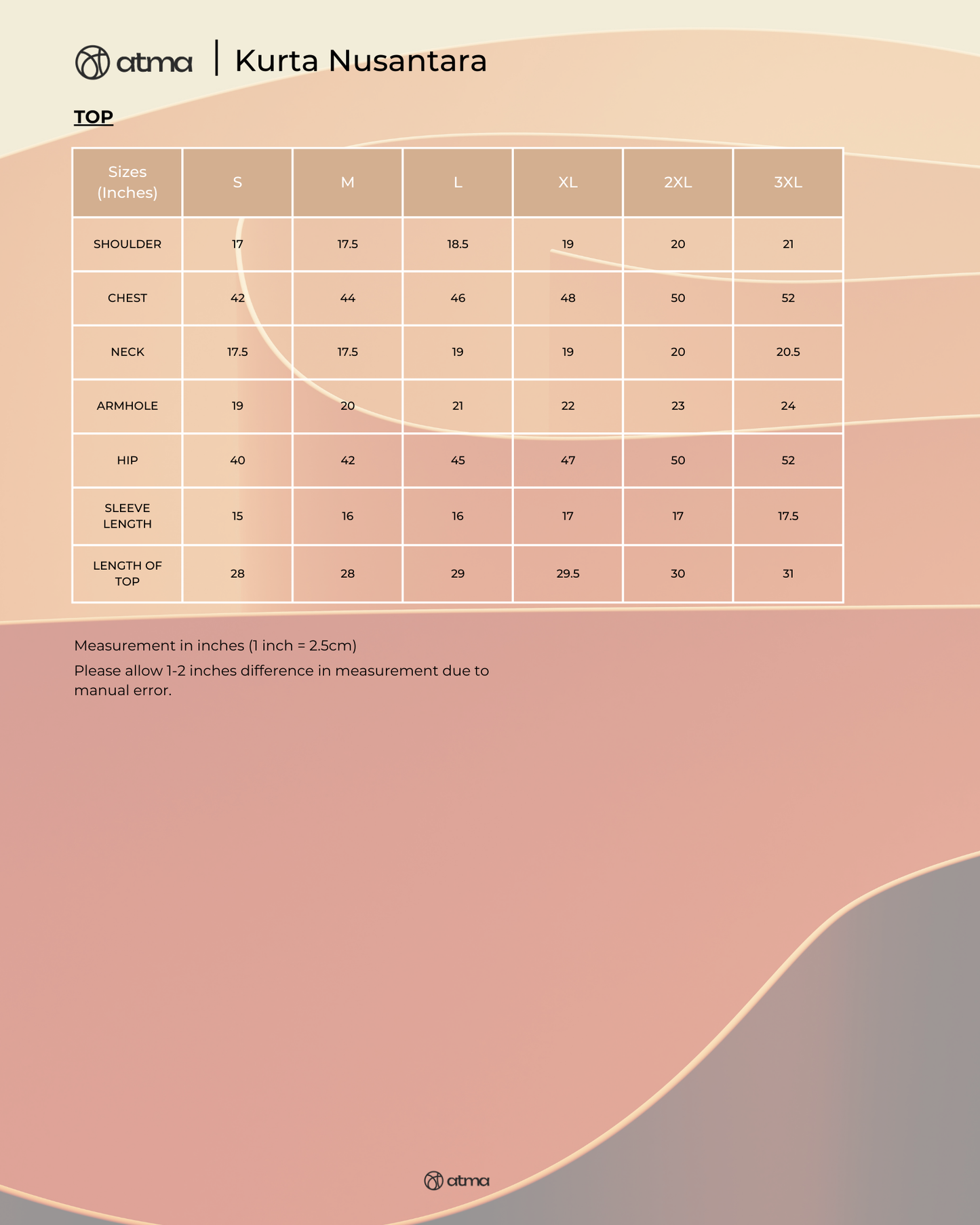 Kurta Nusantara Relaxed Fit - Rich Brown