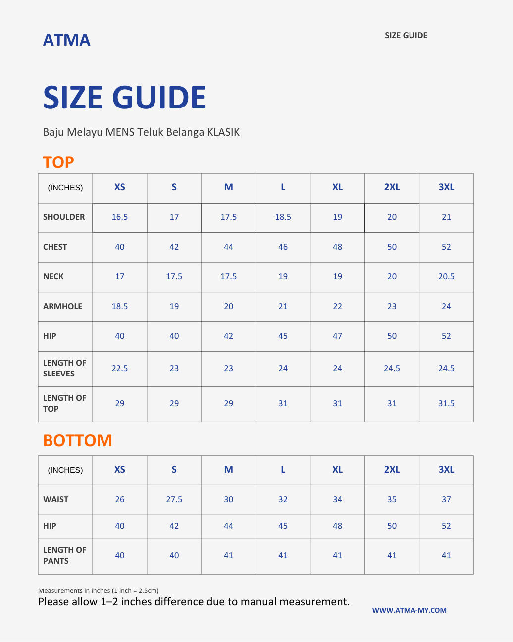 Baju Melayu MENS Teluk Belanga Klasik - Mocha Brown