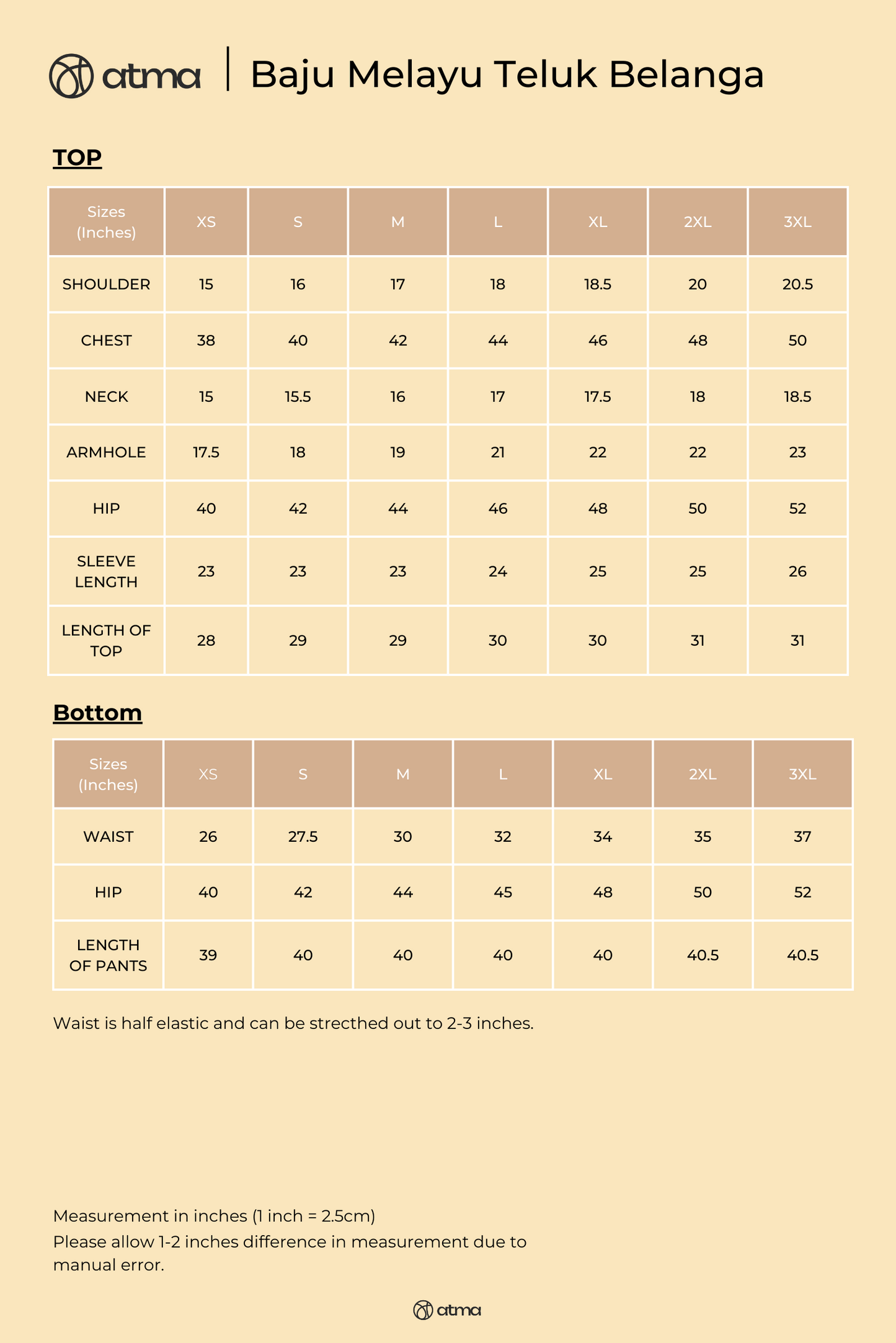 Baju Melayu Teluk Belanga Regular Fit - Mustard