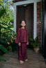 Baju Kurung Mahsuri GIRLS- Maroon