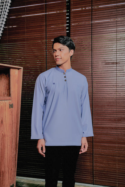 Kurta Adab Relaxed Fit - Denim Blue