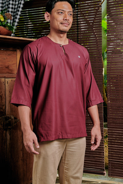 Kurta Nusantara Relaxed Fit - Maroon