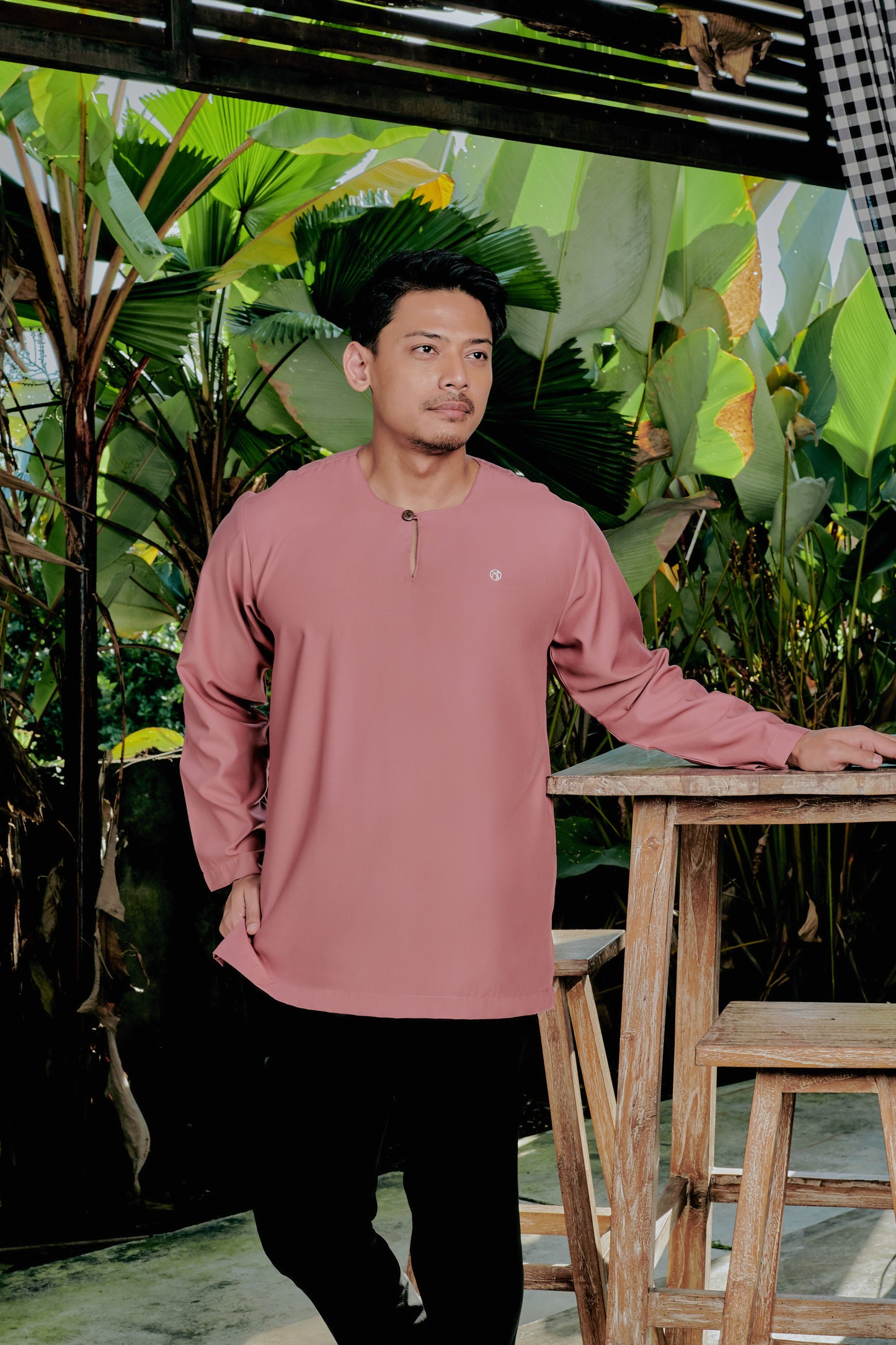 Kurta Tamadun Relaxed Fit - Turkish Rose