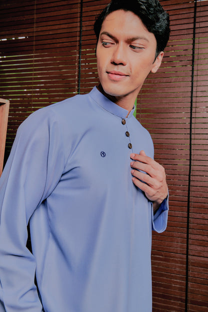 Kurta Adab Relaxed Fit - Denim Blue