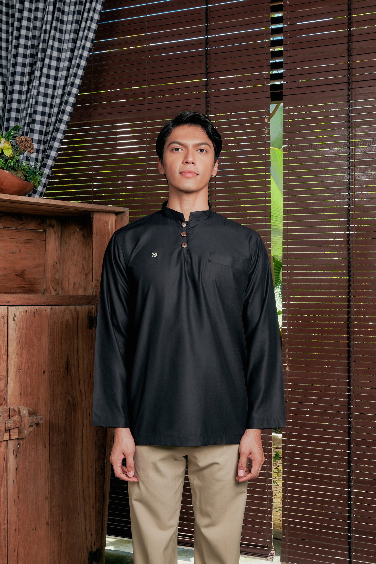 Kurta Adab Relaxed Fit - Black