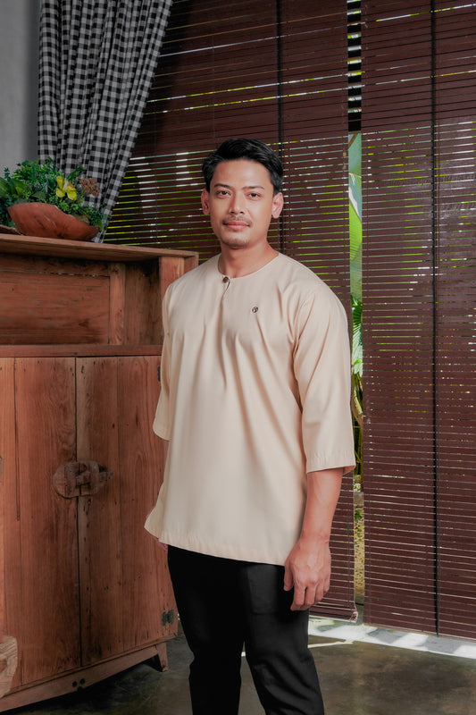 Kurta Nusantara Relaxed Fit - Beige