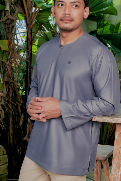 Kurta Tamadun Relaxed Fit - Slate Grey