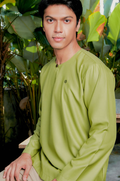 Kurta Tamadun Relaxed Fit - Lime Green